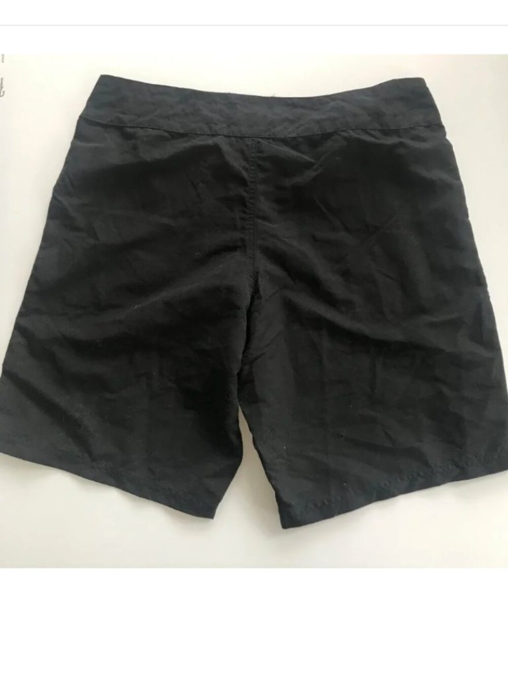 island escape black lace up cover up long board shorts